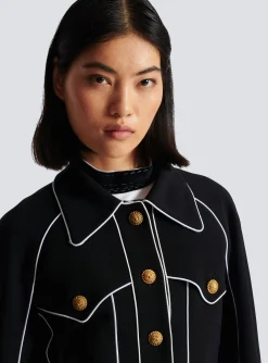 Store Western Crepe Jacket Women Outerwear