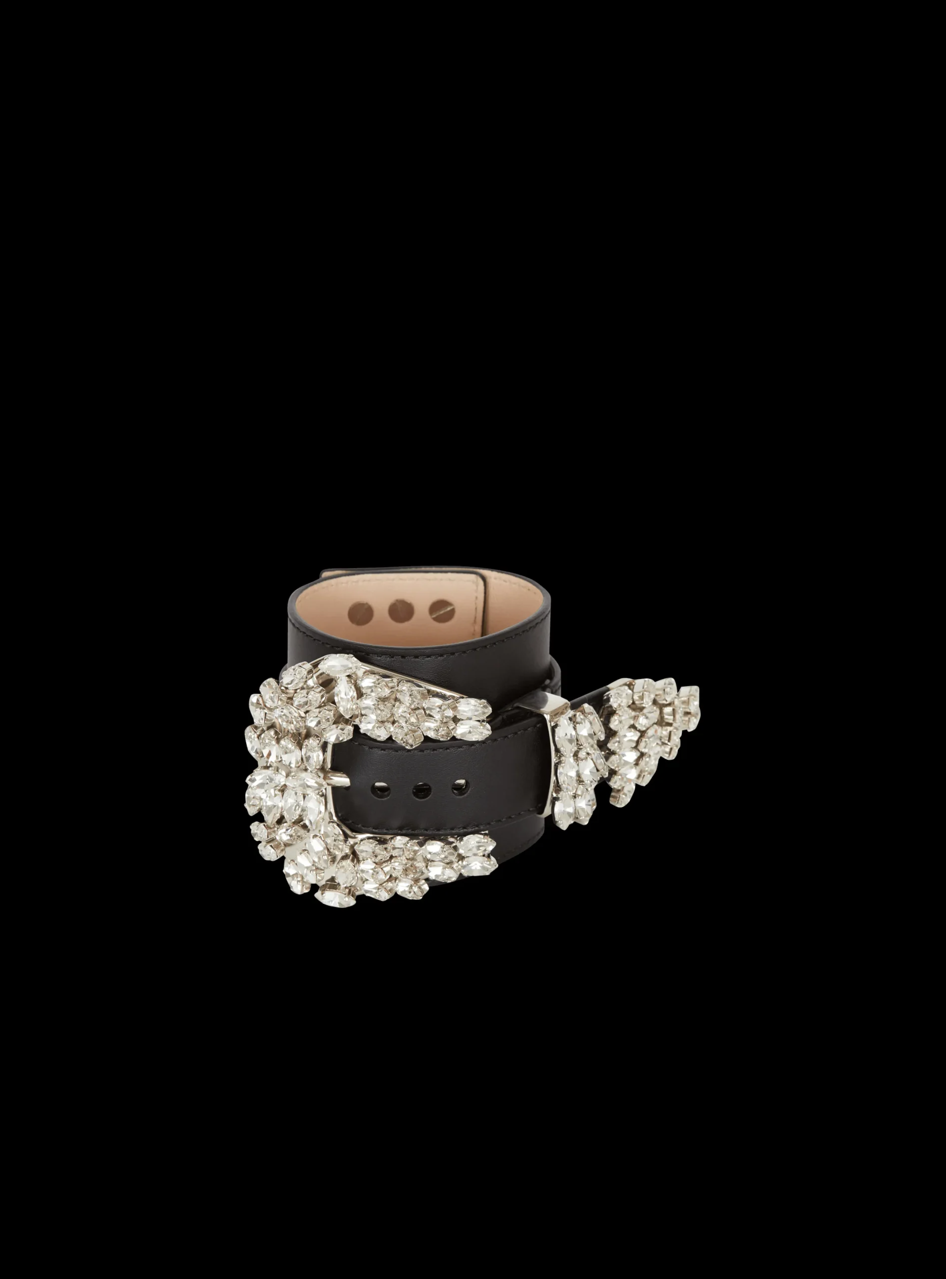 New Western Leather And Crystal Bracelet Women Fashion Jewelry