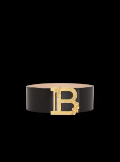 Online Wide Calfskin B-Belt Women Belts