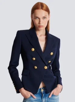 New Wool Double-breasted Jacket Women Jackets And Blazers