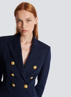 New Wool Double-breasted Jacket Women Jackets And Blazers