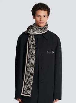 Best Sale Wool Scarf With Monogram Scarves